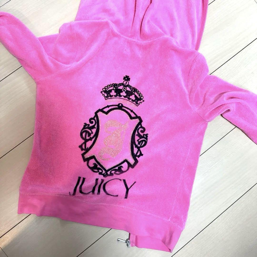 Juicy Couture フリースパーカー ピンク Juicy Couture フリースパーカー ピンク