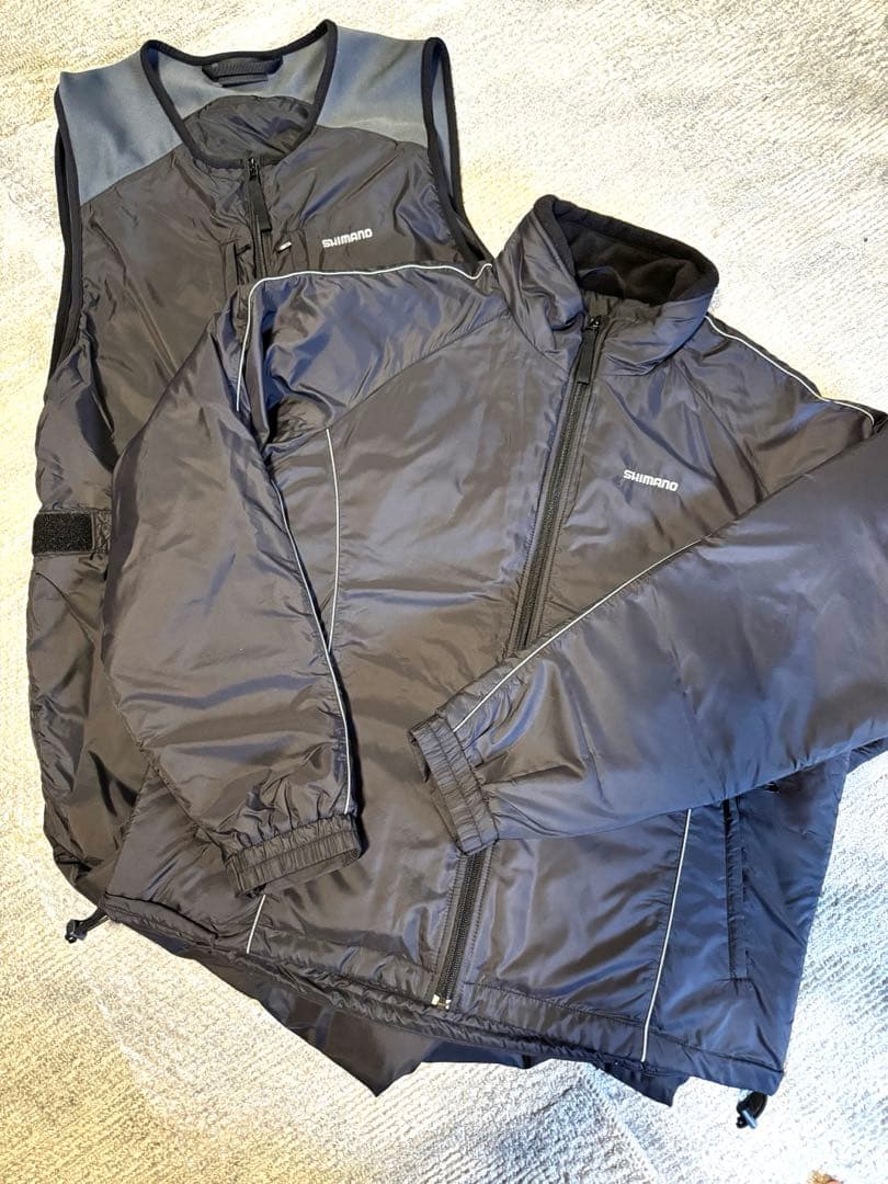 【未使用】シマノ ブレスハイパー サロペットサーマルスーツ MD-021G 未使用】シマノ ブレスハイパー サロペットサーマルスーツ MD