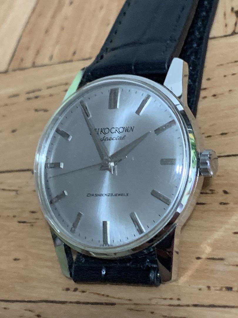 SEIKO crown Special23石 DIASHOCK スペシャル手巻き