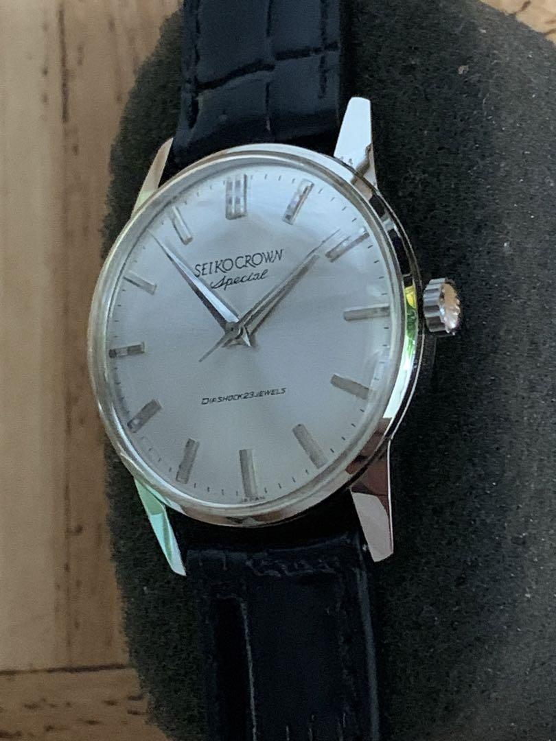 SEIKO crown Special23石 DIASHOCK スペシャル手巻き