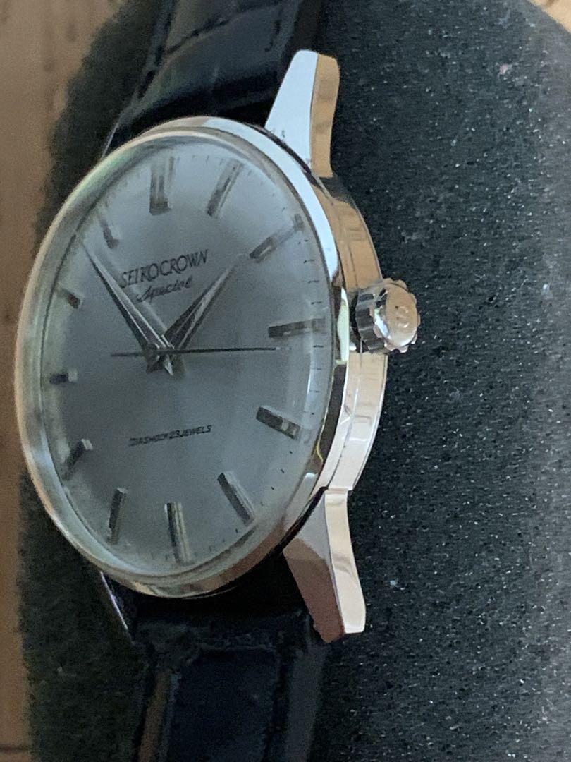 SEIKO crown Special23石 DIASHOCK スペシャル手巻き