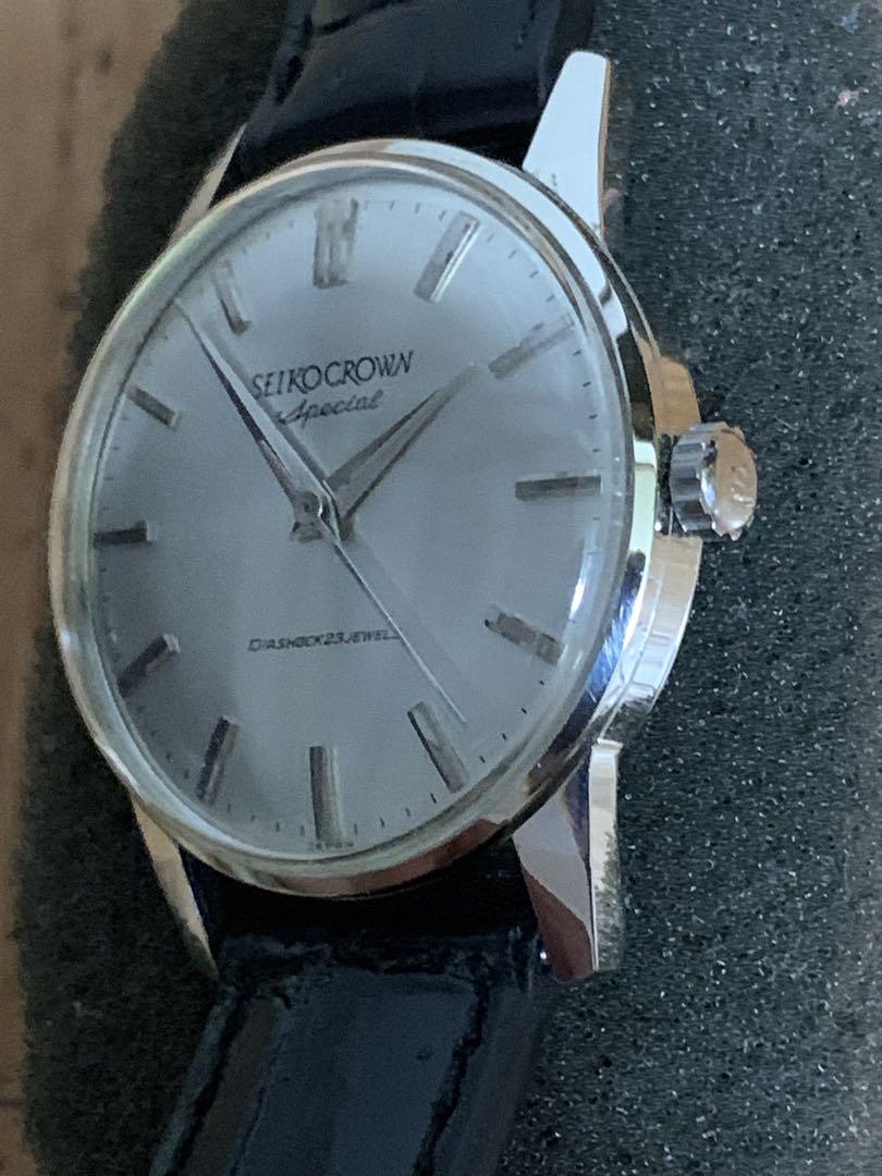 SEIKO crown Special23石 DIASHOCK スペシャル手巻き