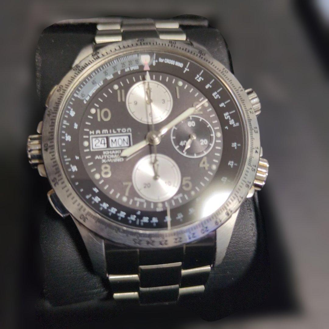 HAMILTON 自動巻き時計 クロノグラフ