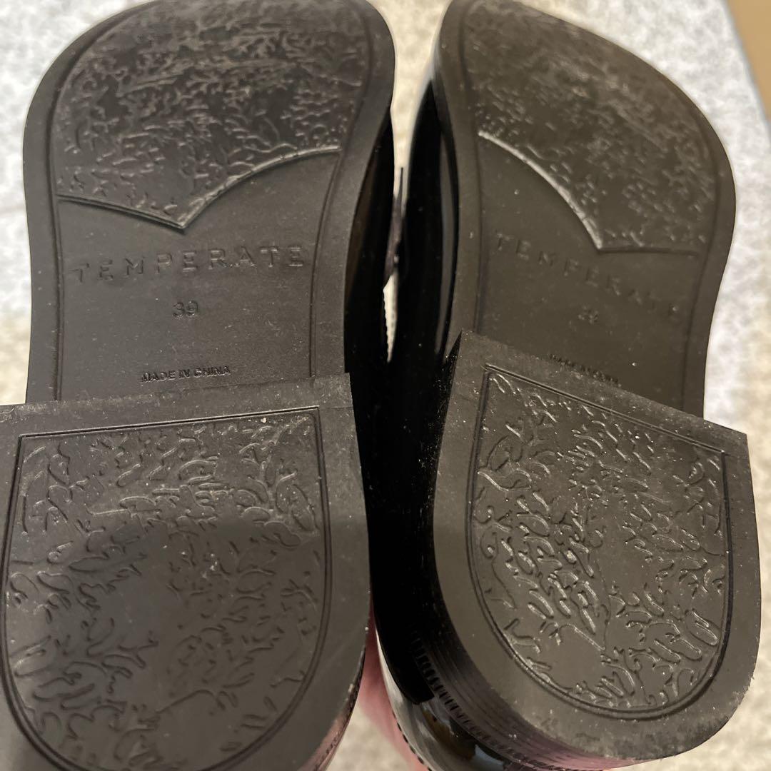 TEMPERATE 24cm 黒 ローファーAUSTIN テンパレイト完全防水