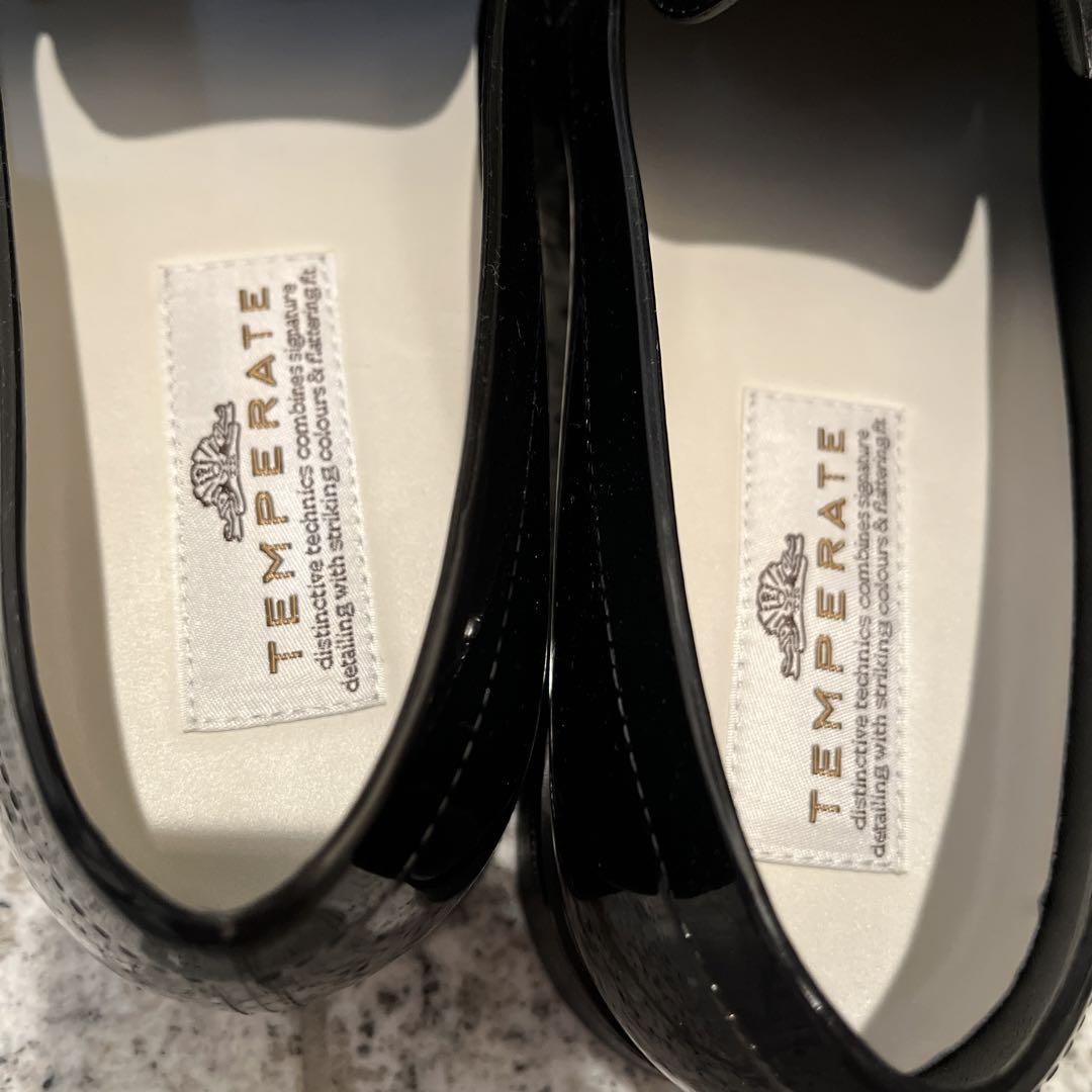 TEMPERATE 24cm 黒 ローファーAUSTIN テンパレイト完全防水