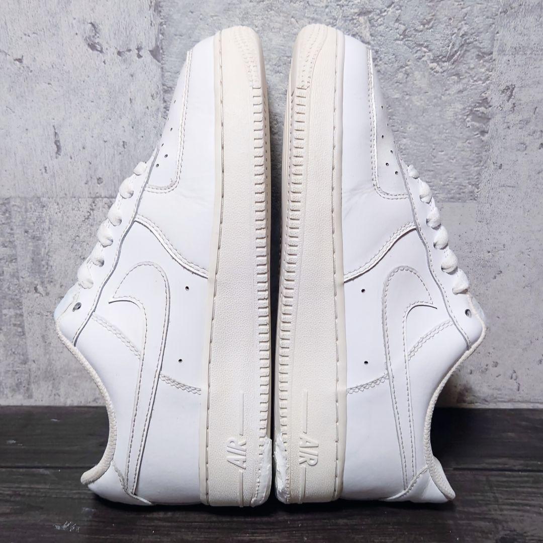 NIKE ナイキ AIR FORCE 1 LOW エアフォース1 25cm 白 - 靴