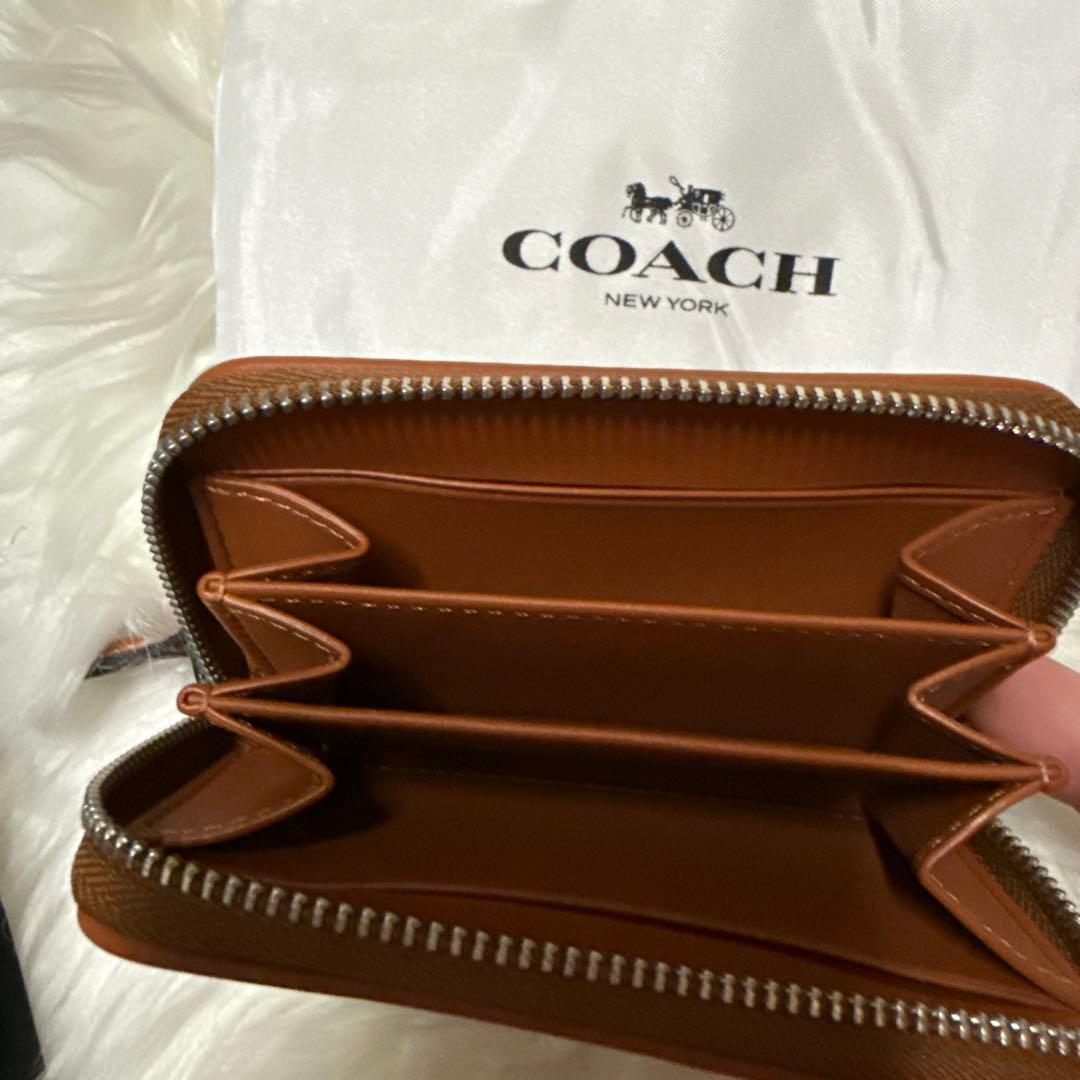 COACH コインケース シグネチャー柄