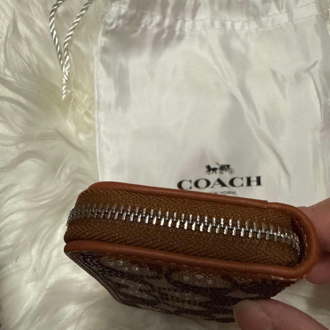 COACH コインケース シグネチャー柄