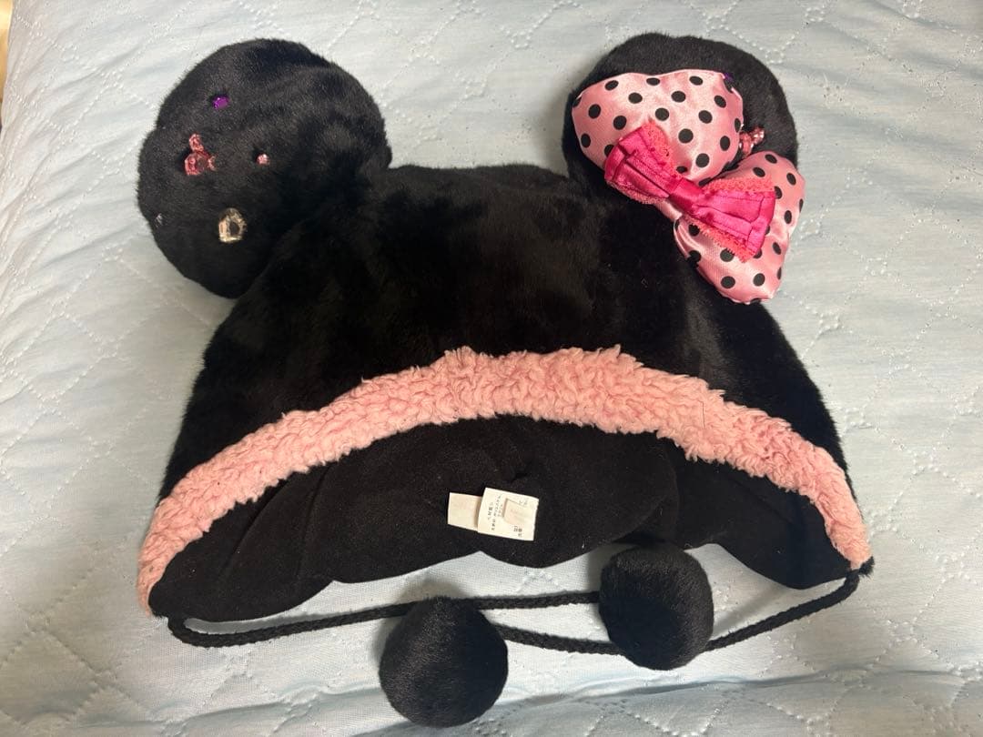 ディズニー ミニー ファンキャップ ピンク ブラック 58cm♥に近い