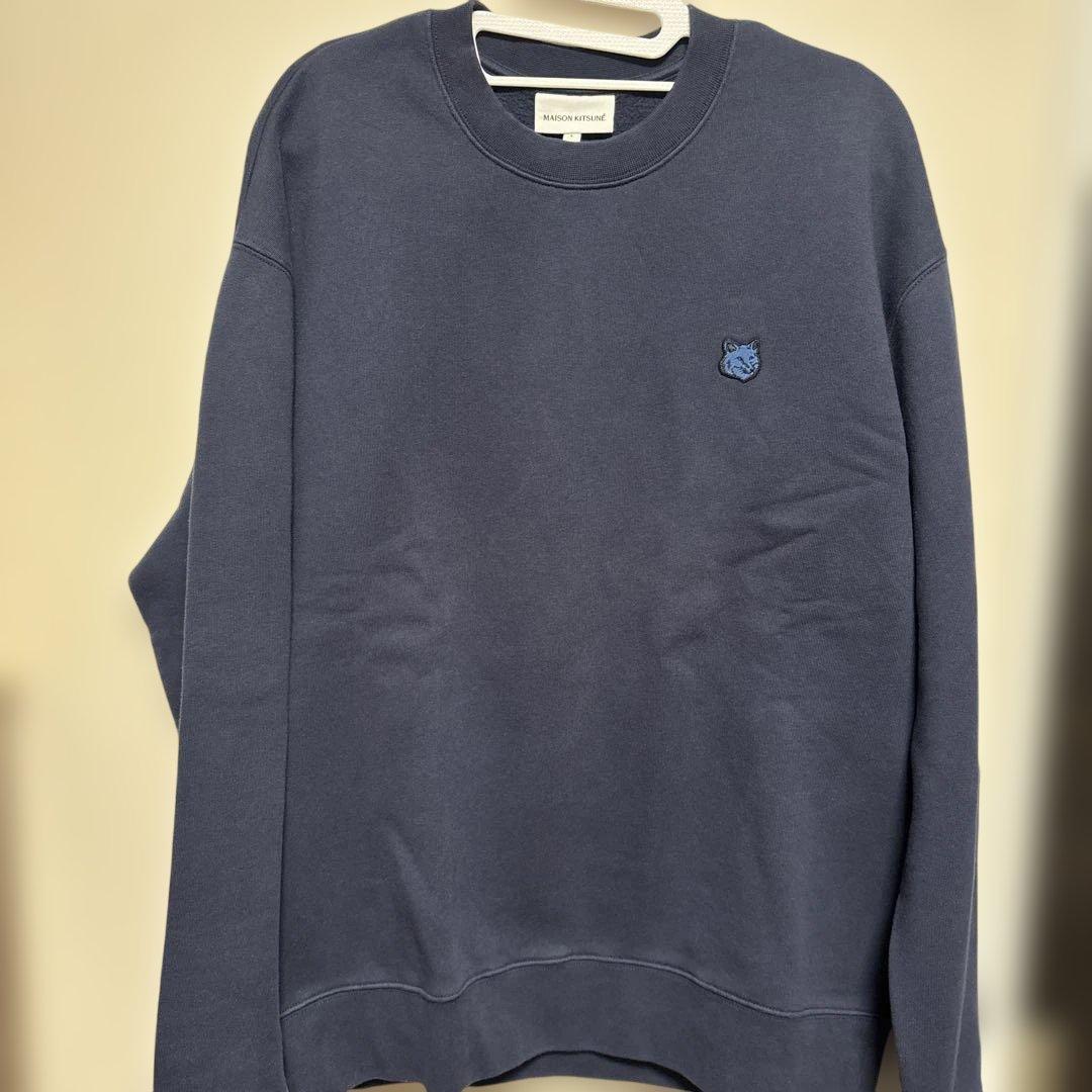 MAISON KITSUNE トレーナー ネイビー LサイズL MAISON KITSUNE
