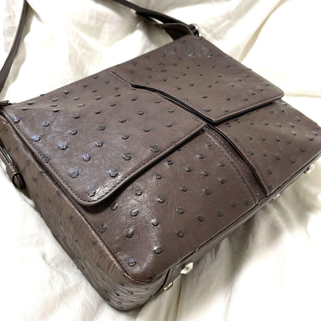 【新品未使用品】JRAタグ付き オーストリッチ　本革バッグ　ショルダーバッグ 楽天市場】【中古】JRA ターンロックオーストリッチハンドバッグ
