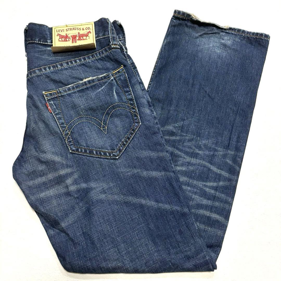 鬼ヒゲ ハチノス USED加工 W30 リーバイス NE503 デニム