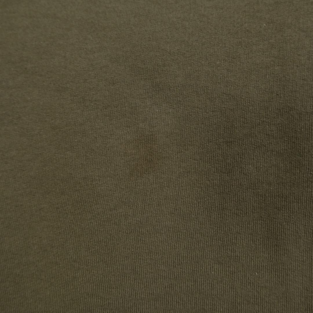ラッセルアスレチック　刺繍ロゴ　馬　スウェット　トレーナー　オリーブ　M 古着 ラッセルアスレチック 刺繍ロゴ 馬 スウェット トレーナー
