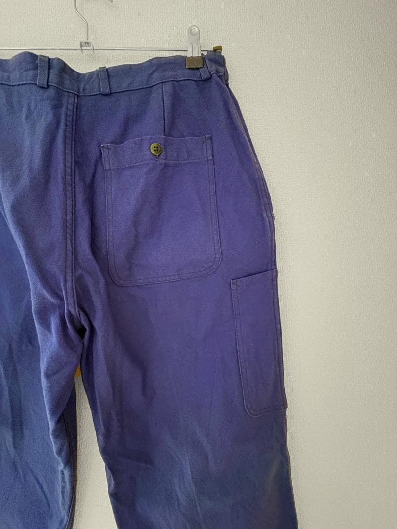【中古】 フレンチ ワーク パンツ ネイビー メンズ ユーロ ヴィンテージ