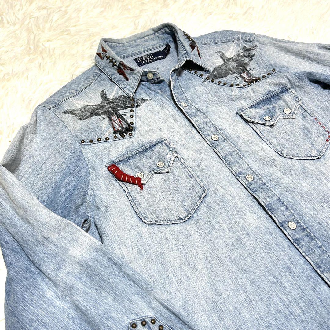 希少】POLO RALPH LAUREN ポロラルフローレン デニム ウエスタン