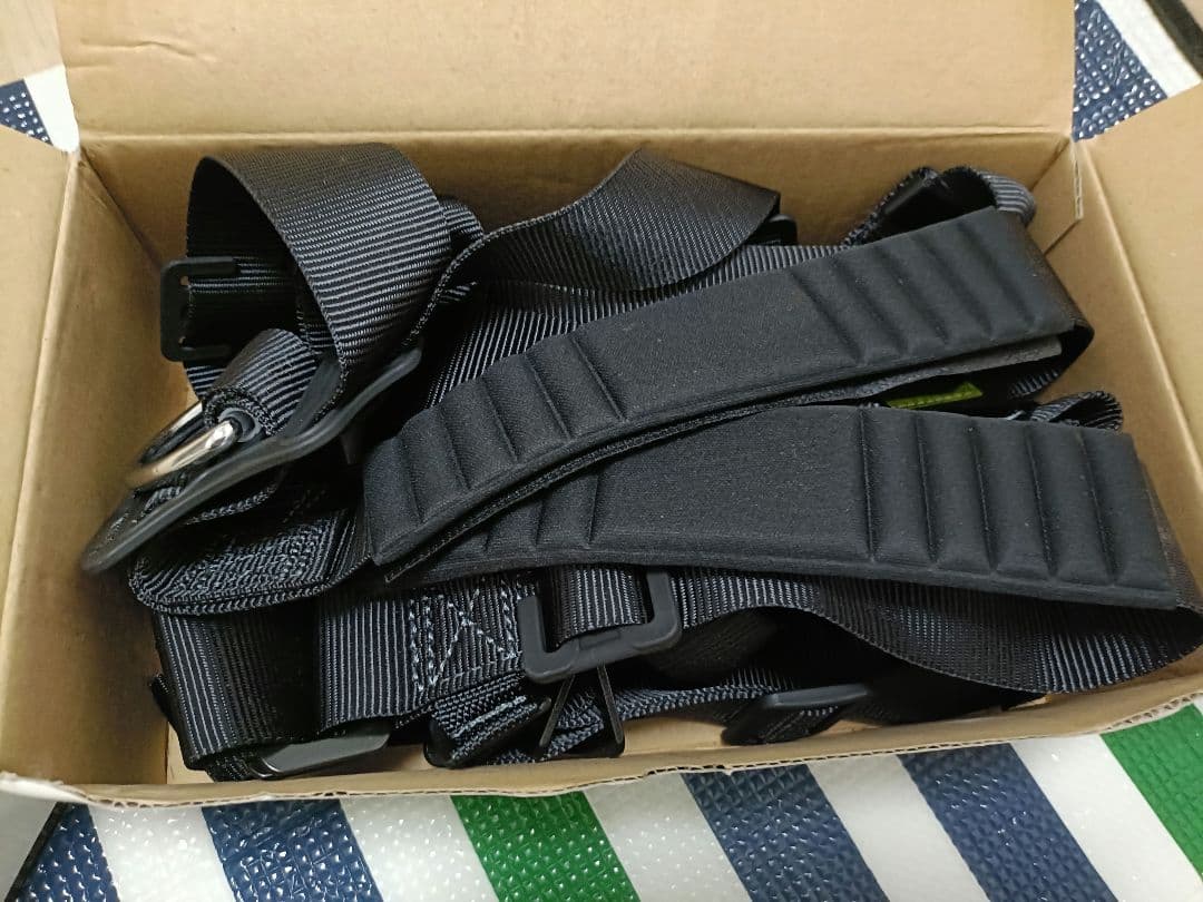 Lサイズ 落下防止システム ブラックハーネスタイタン アウトドア