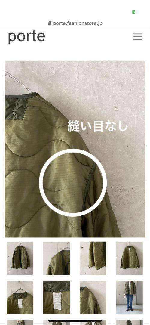 m65 liner jacket medium 古着