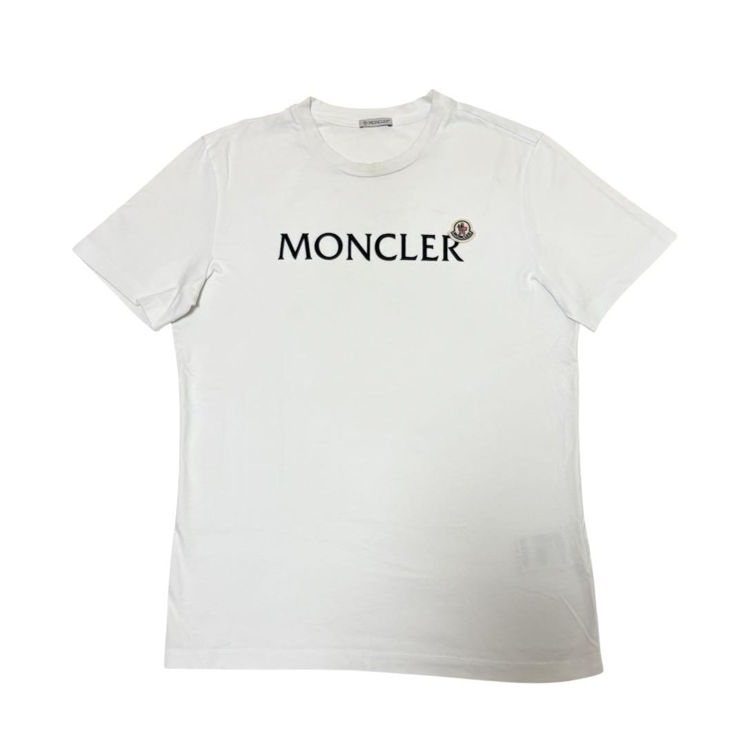 ksta正規品⭐︎MONCLER ホワイトロゴワッペンTシャツXS 極美品】 MONCLER ロゴワッペンTシャツ ホワイト M - メルカリ