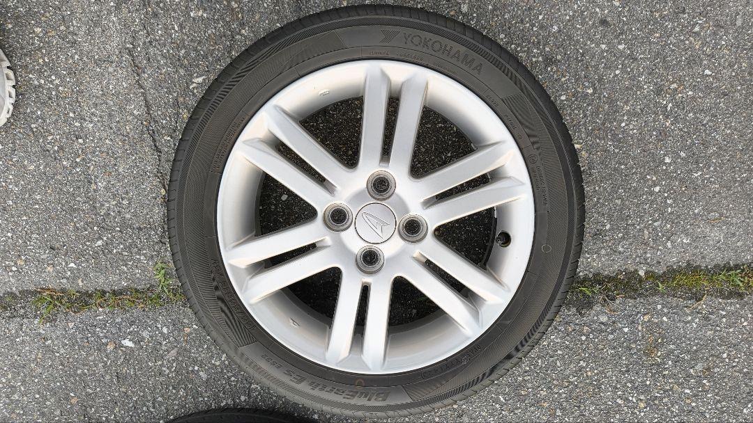 【70％OFF】 2023年 165/55R15 ダイハツ純正ホイール付き ブルーアース ヨコハマ タイヤ・ホイール