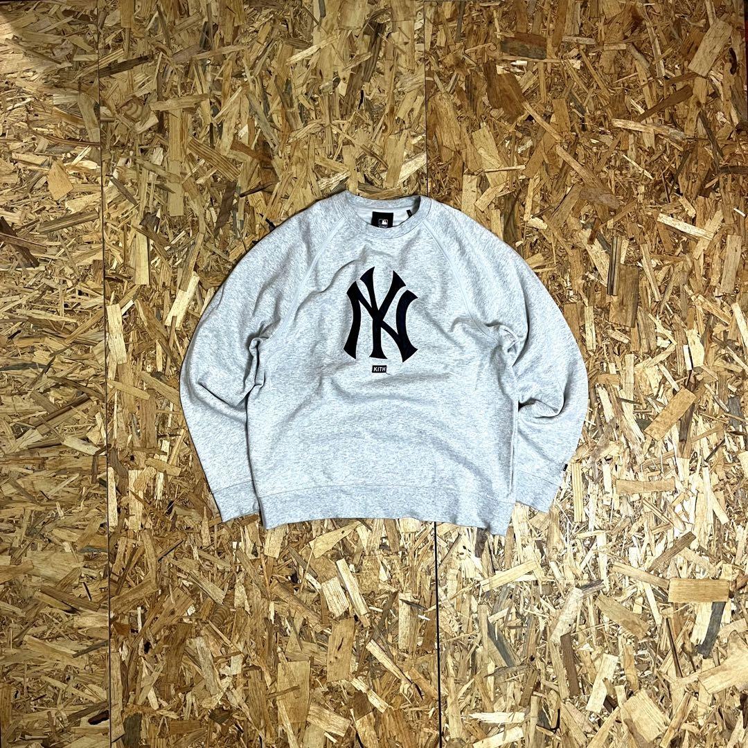【即完品】 KITH MLB Yankees Crewneck スウェット