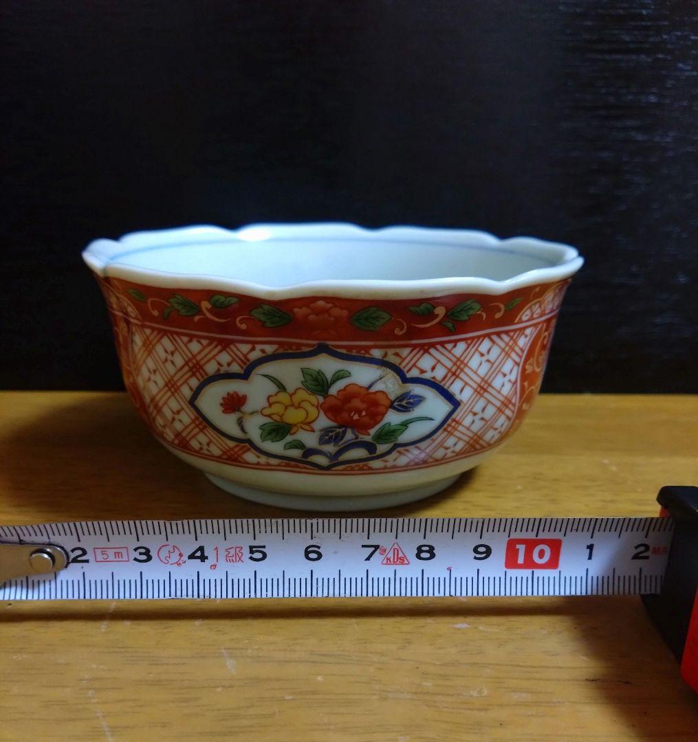 有田焼 林斎 染錦五彩 小鉢 ５客セット 絵変わり