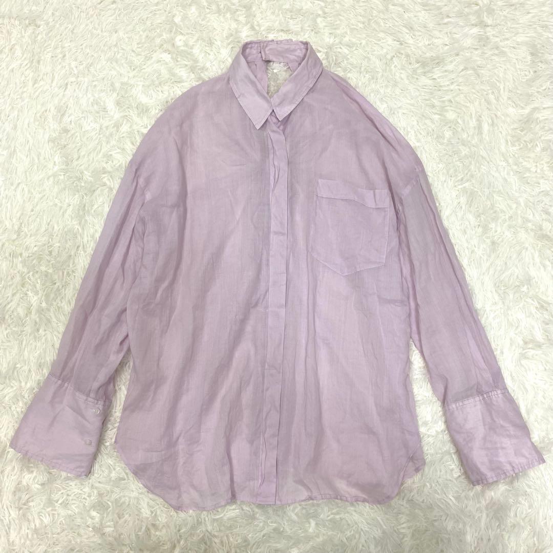 Rouge Vif バックツイスト リネンシャツ コットンシャツ