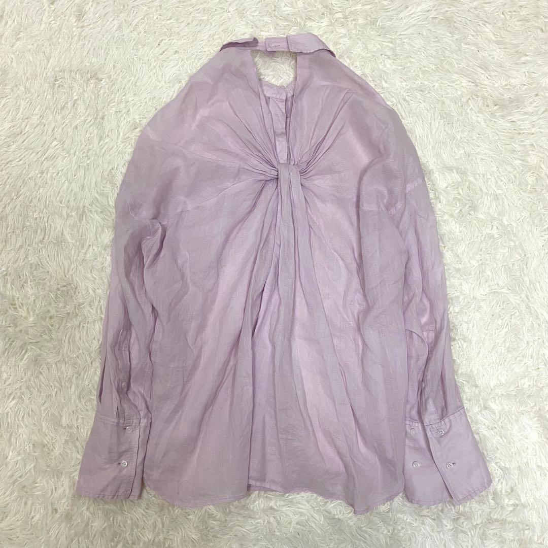 Rouge Vif バックツイスト リネンシャツ コットンシャツ