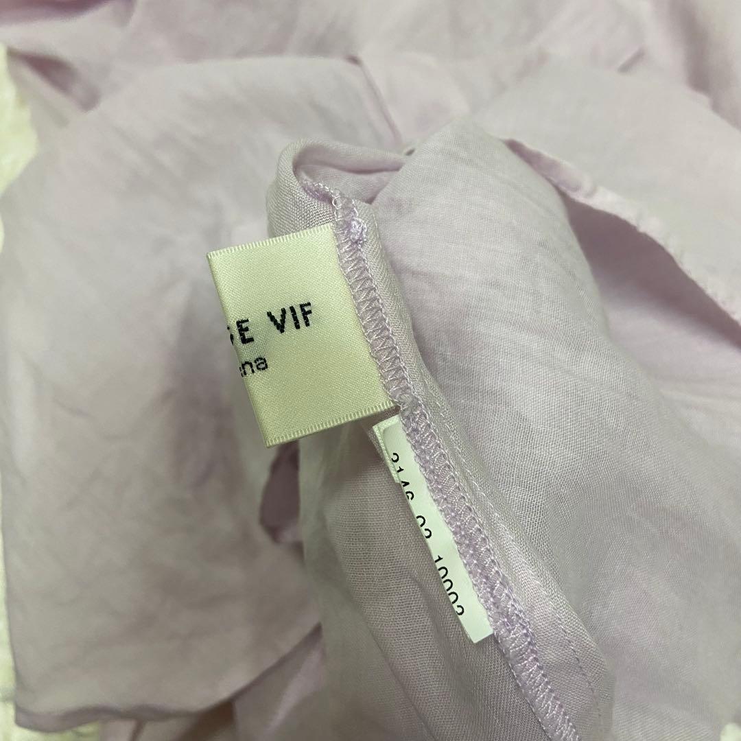 Rouge Vif バックツイスト リネンシャツ コットンシャツ