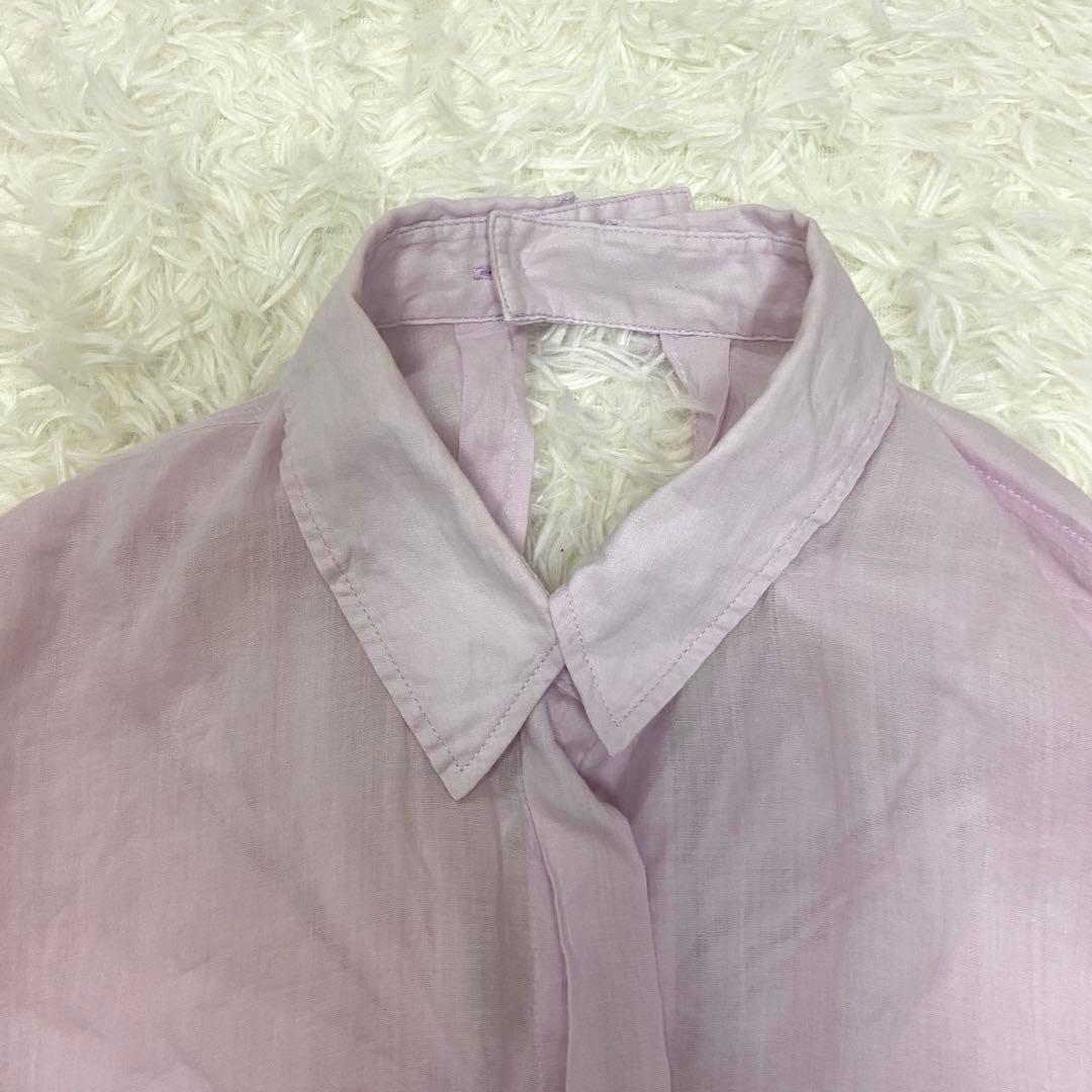 Rouge Vif バックツイスト リネンシャツ コットンシャツ