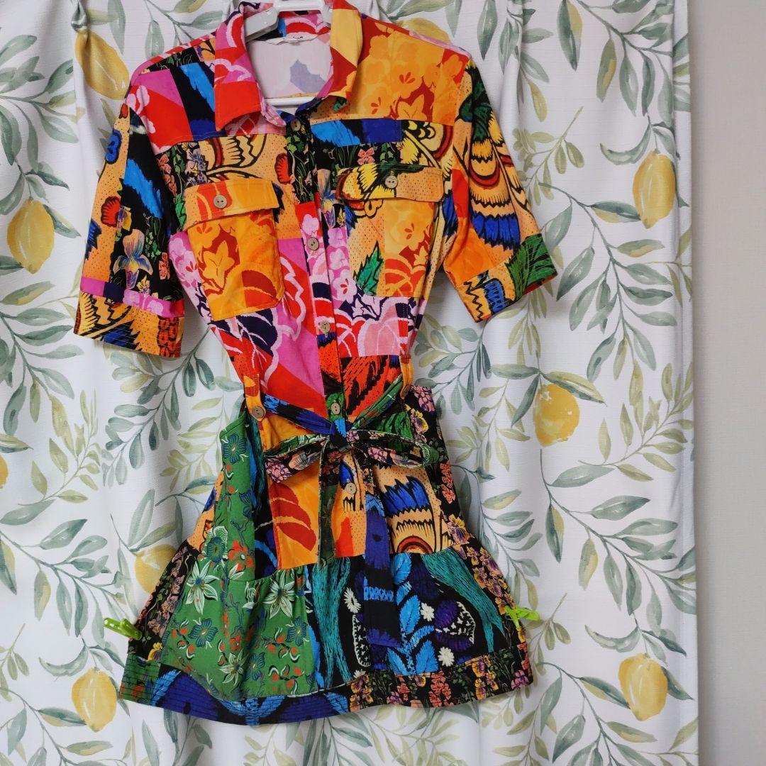 Desigual 【新品未使用】ワンピース Desigual ワンピース 「Desigual x Stella Jean」フォーク