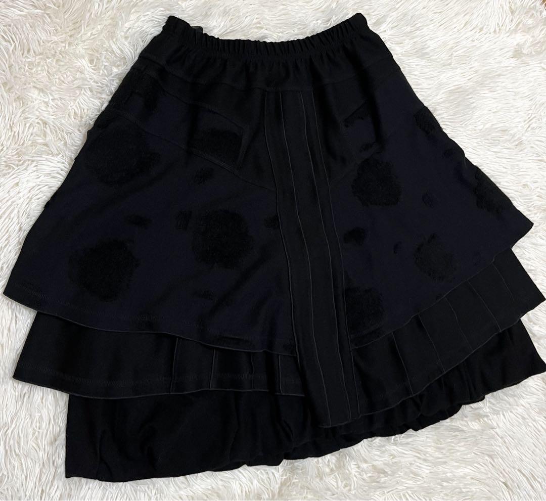 新品 未使用 EIKO KONDO エターナリー 黒 スカート フレア エイココンドウ エターナリーブレイズ フレアスカート 黒