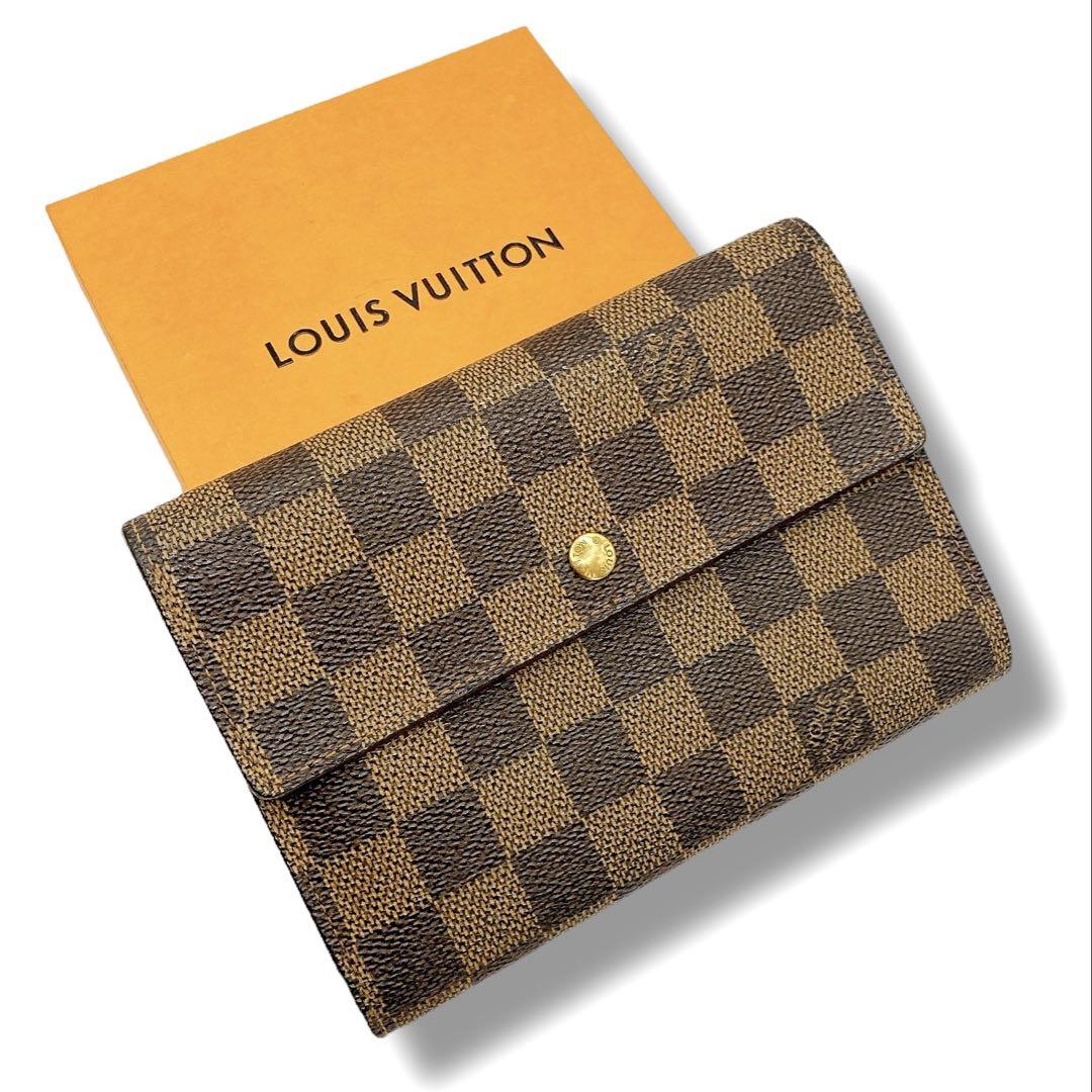 LOUIS VUITTON✨ポルトトレゾールエテュイパピエ ダミエ 三