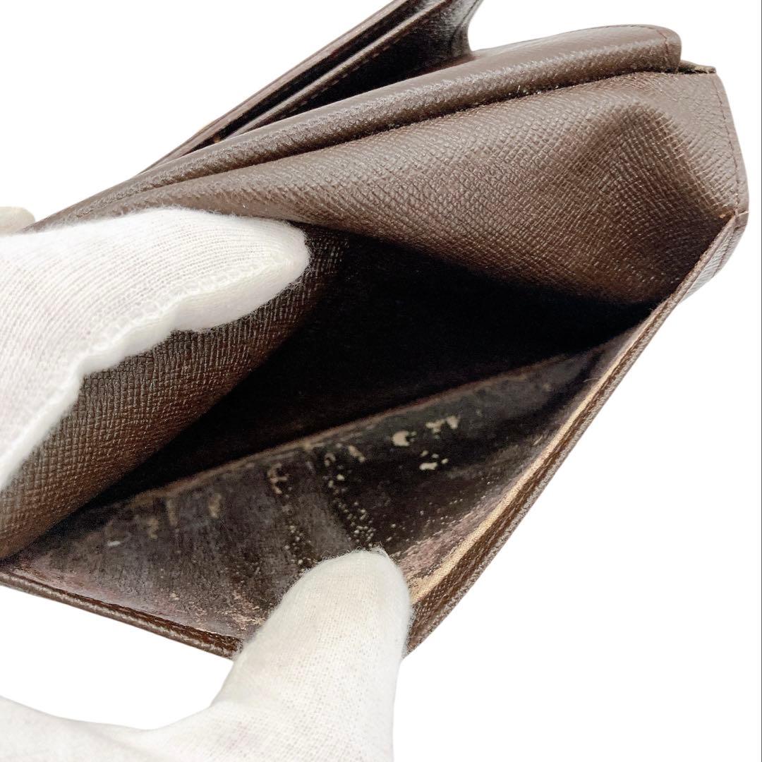 LOUIS VUITTON✨ポルトトレゾールエテュイパピエ　ダミエ　三つ折り財布