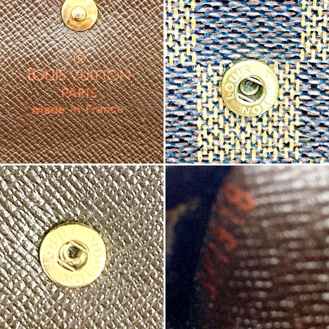 LOUIS VUITTON✨ポルトトレゾールエテュイパピエ　ダミエ　三つ折り財布