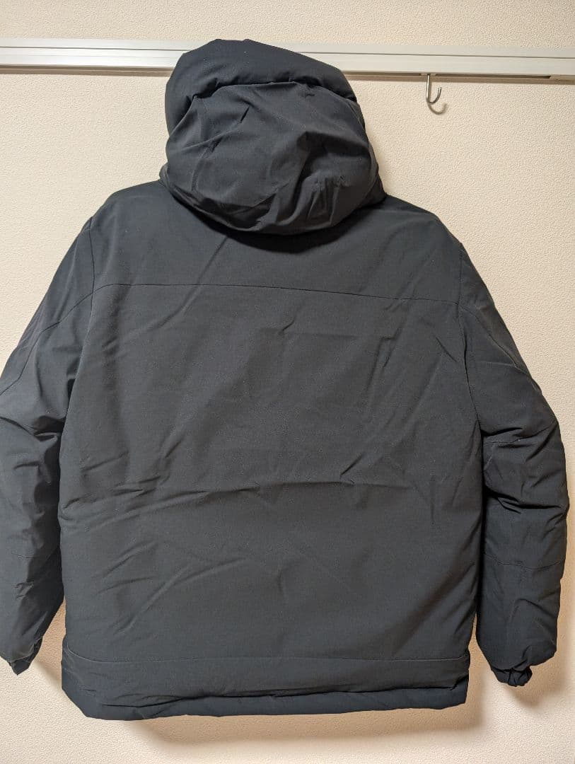 FIRST DOWN ブラック ダウンジャケット　S FIRST DOWN / BUBBLE DOWN JACKET