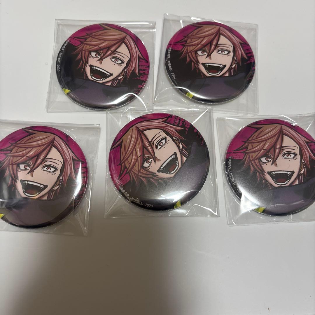 桃源暗鬼 コミケ C106 缶バッジ 花魁坂京夜 5点