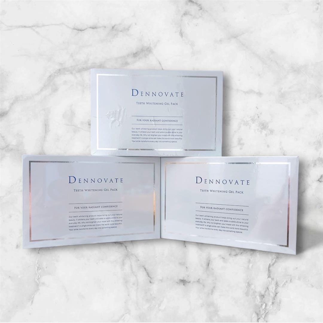 DENNOVATE ディノベート ホワイトニング ジェルパック3箱セット