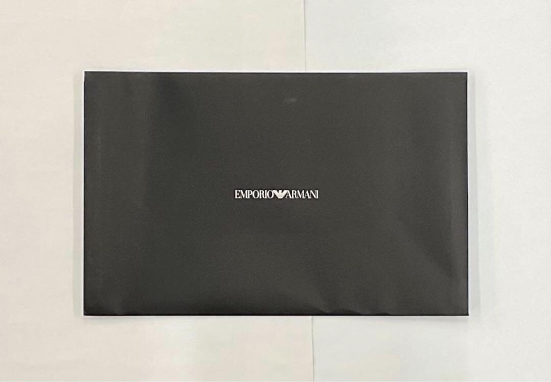 エンポリオ アルマーニ　マフラー 03　ブラック　専用ケース無し　新品 タグ付 エンポリオ アルマーニ マフラー 03 ブラック 専用ケース付き
