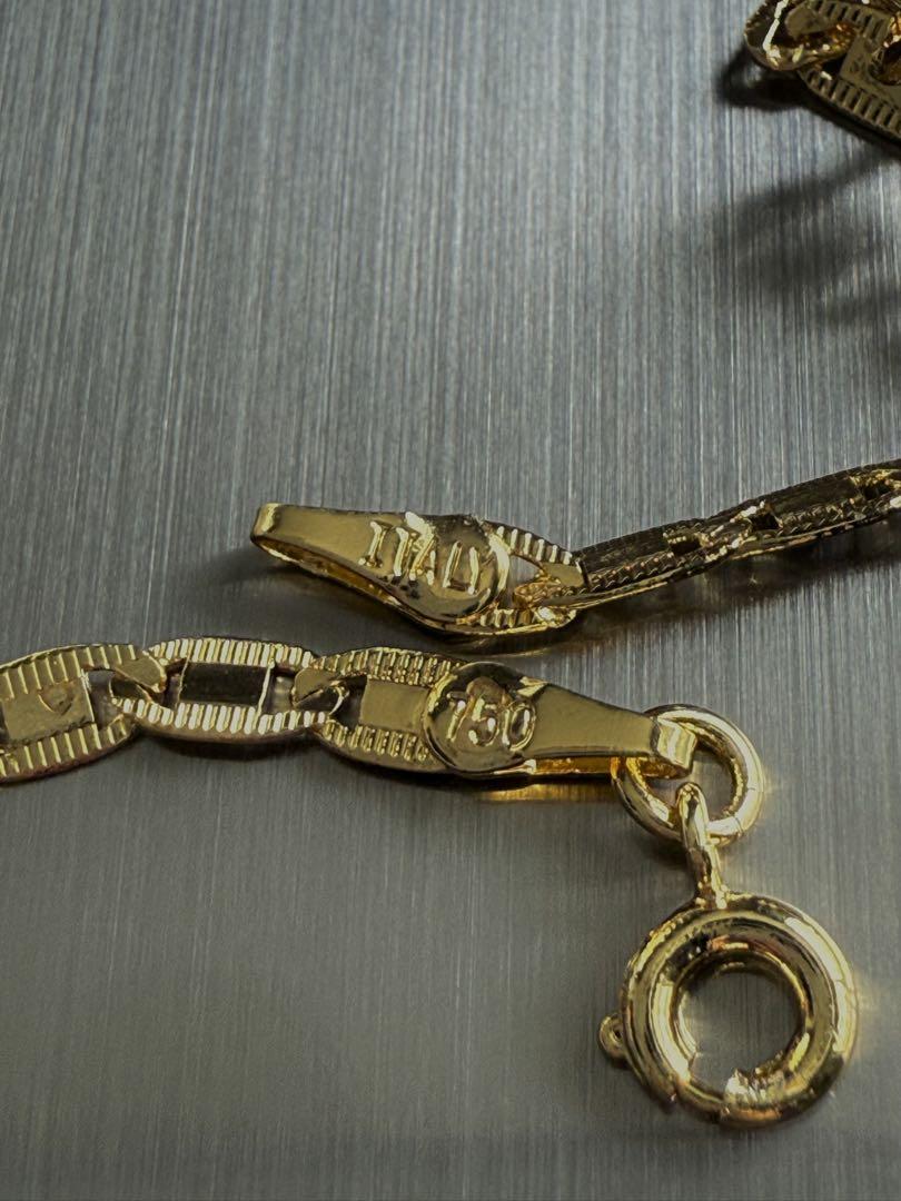 18k 750 ITALY 刻印あり ネックレス 遺品整理 - メルカリ