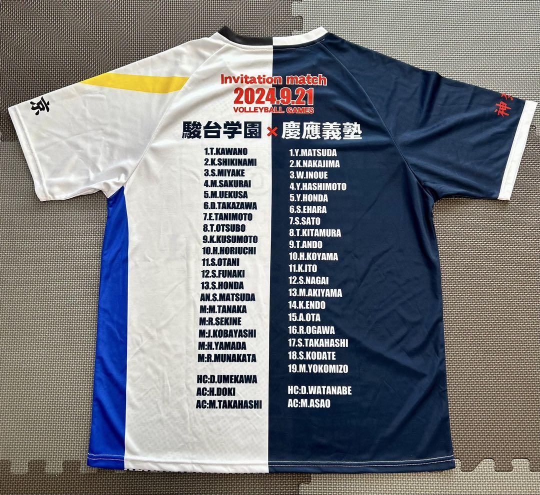 駿台学園　２０２４年　駿台×慶應義塾　文化祭コラボＴ　バレーボール部　新品　M 駿台学園 2024年 駿台×慶應義塾 文化祭コラボT