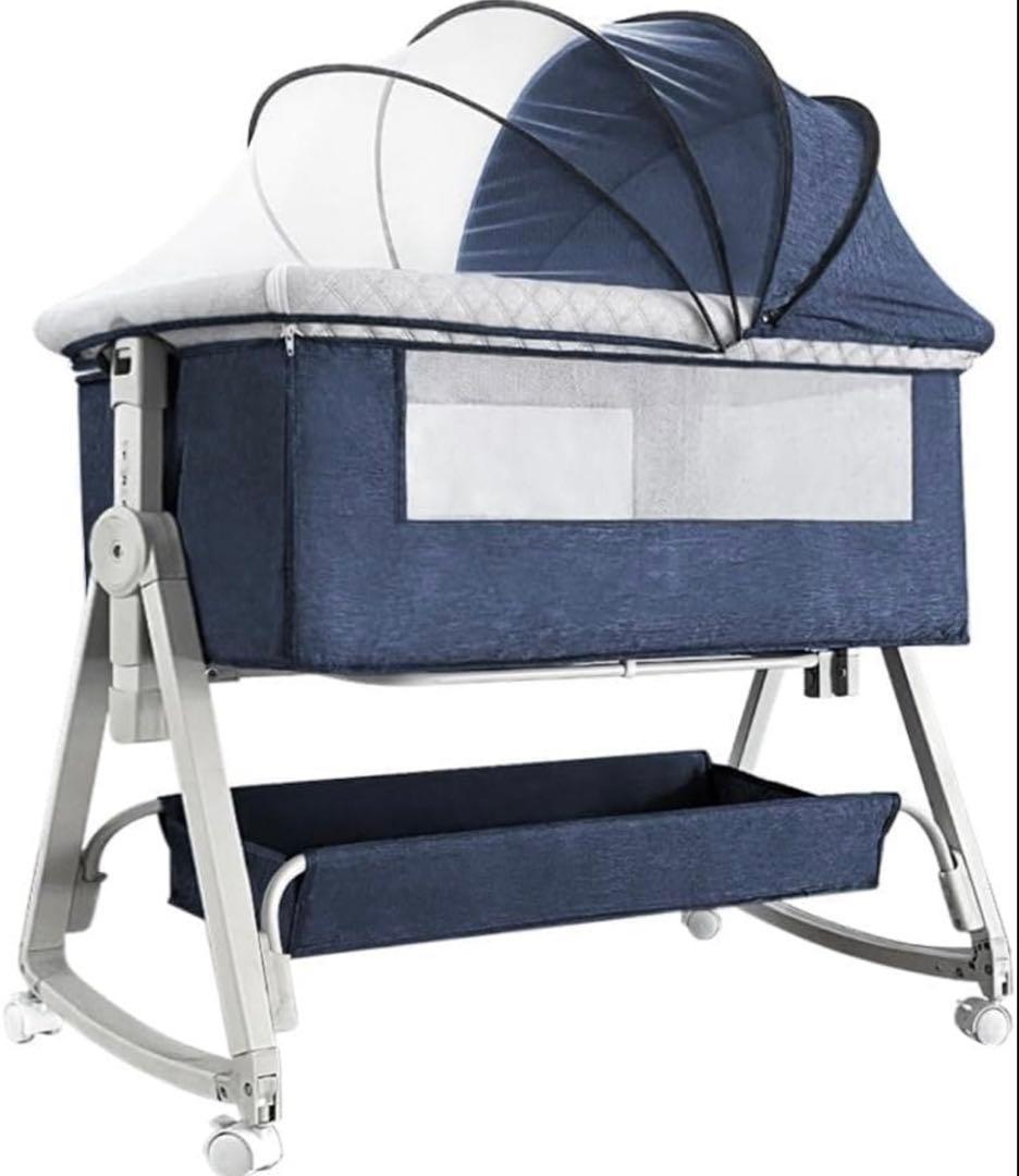 KINO LINPO ベビーベッド 収納付き目立った傷や汚れなし