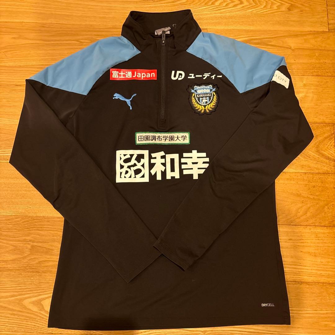 川﨑フロンターレ　選手支給品　ハーフジップ　L