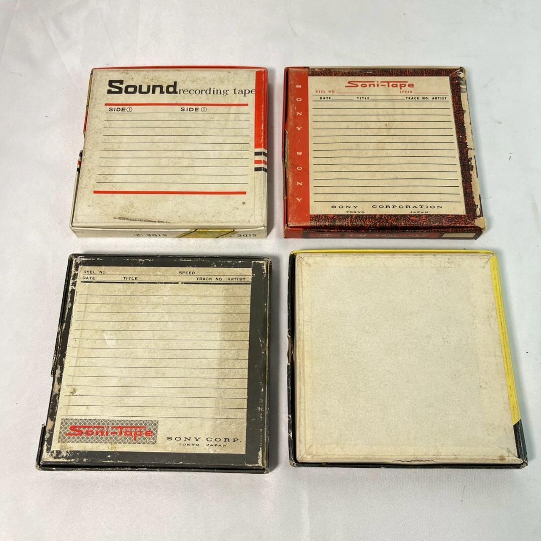 【新品】まとめ　maxell SONY オープンテープ　レトロ　レア 昭和レトロ アンティーク Sony オープンリール テープレコーダー