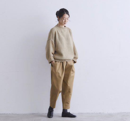 magechiyo さま専用：cion コットンビッグスリーブセーター