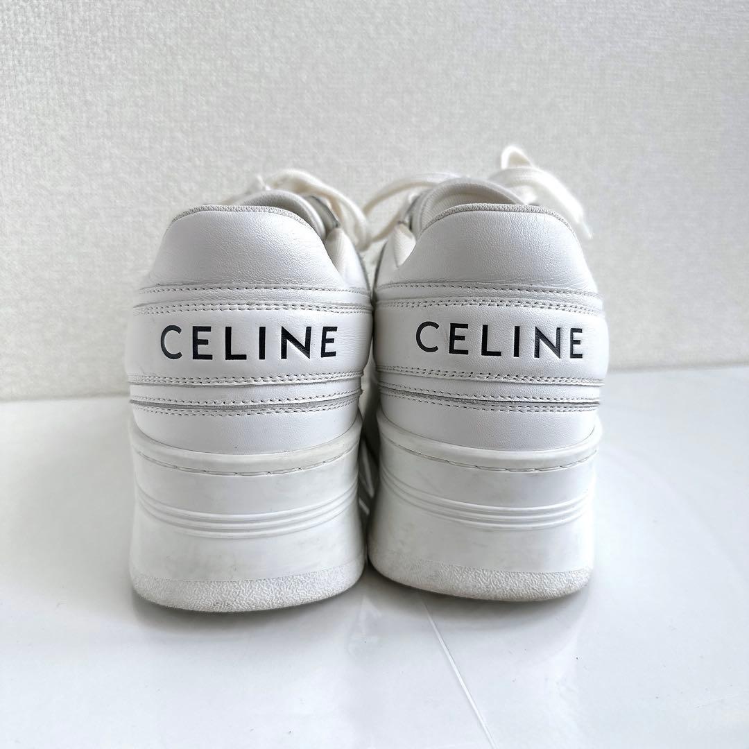 CELINE セリーヌ 厚底 ウェッジ ブロックスニーカー スリッポン 美品37
