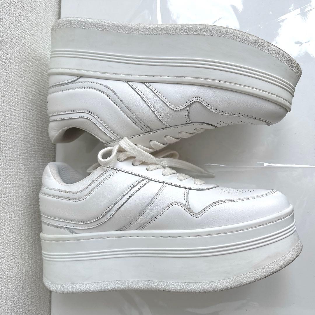 CELINE セリーヌ 厚底 ウェッジ ブロックスニーカー スリッポン 美品37