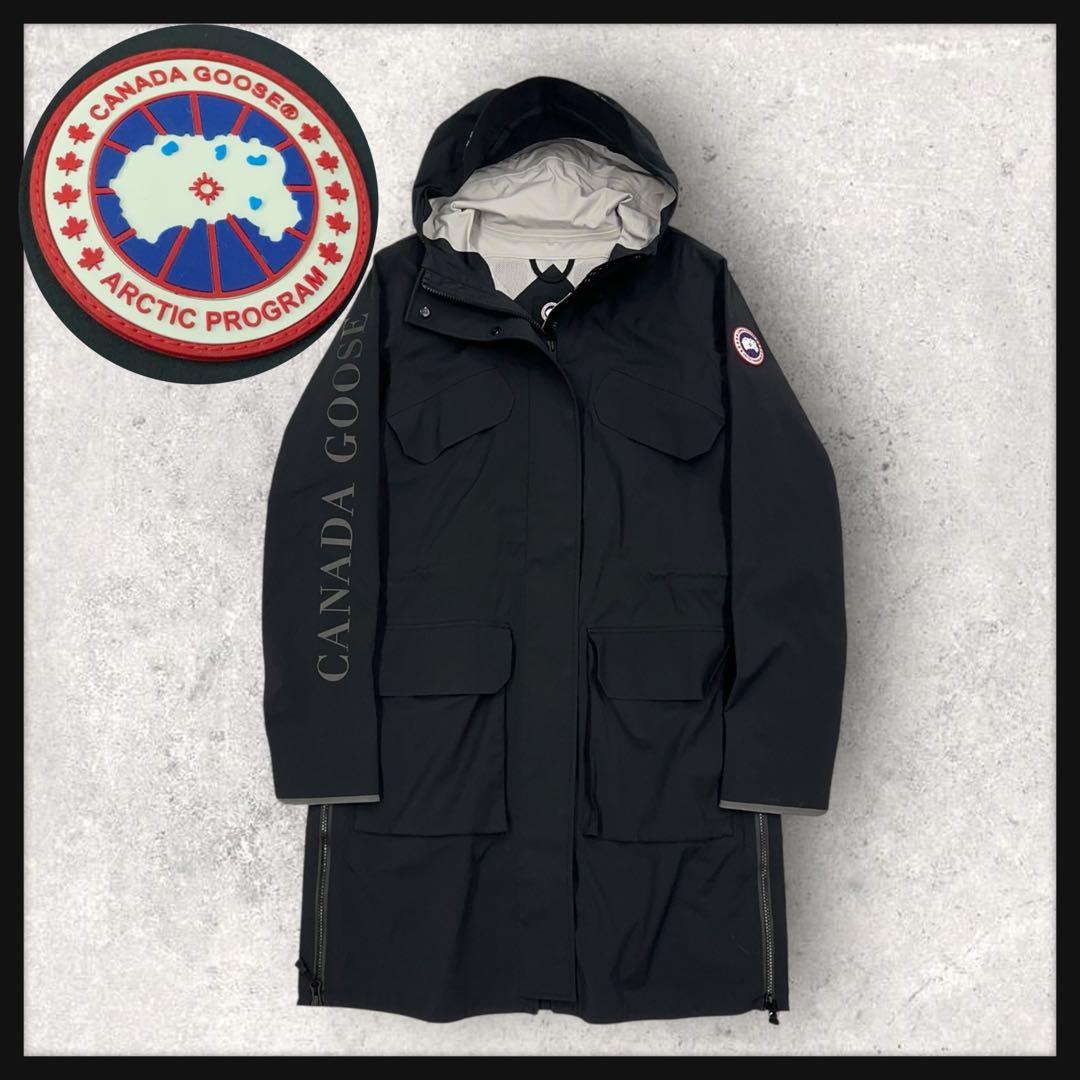 11822 ホログラム付き カナダグース スプリングコート ブラック 黒S CANADA GOOSE