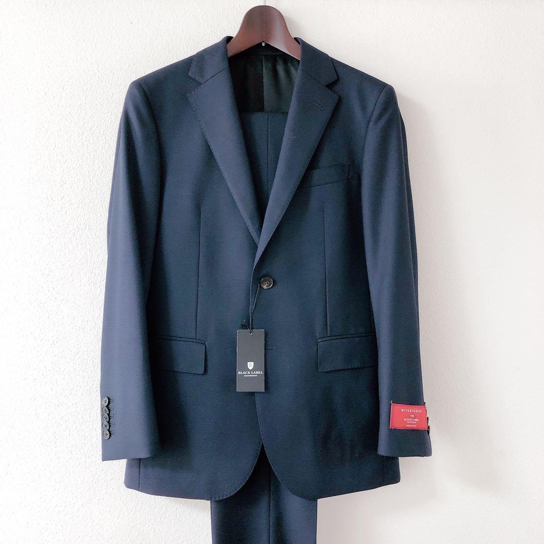 新品未使用☆MIYUKI ネイビーシャドークレストブリッジグレンチェックスーツ