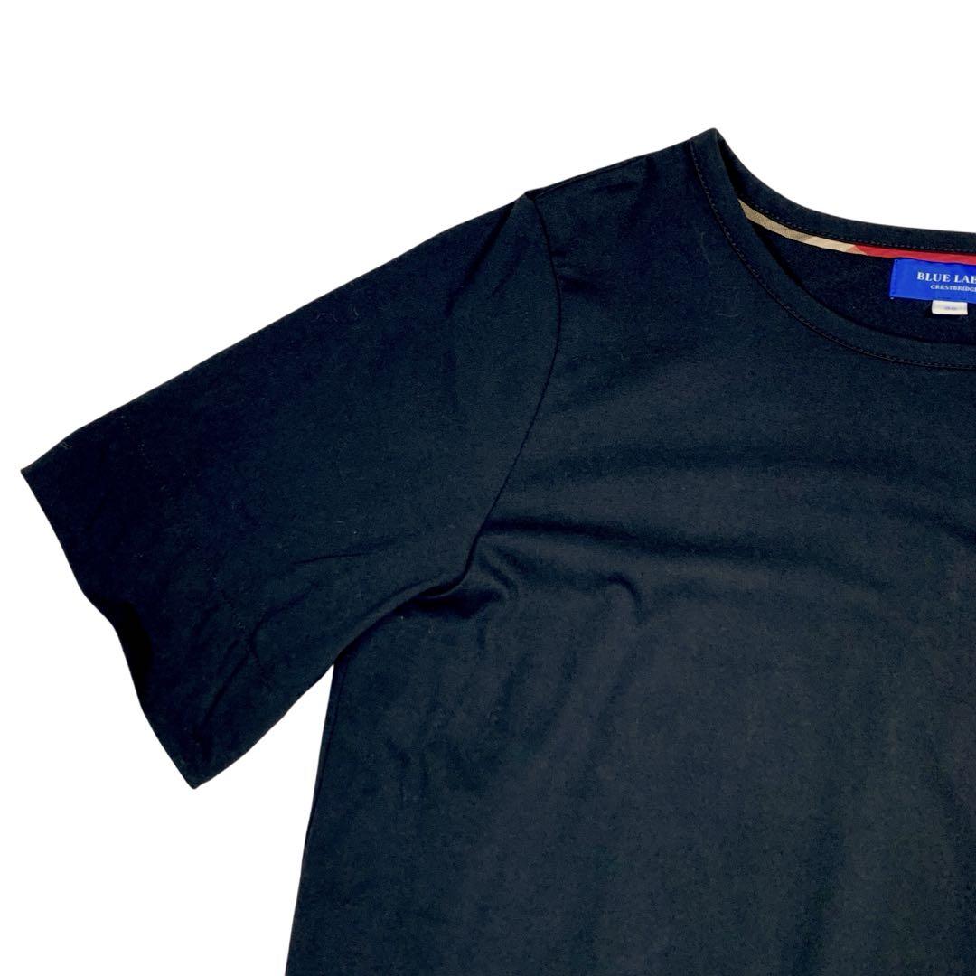 BLUELABEL CREST BRIDGE ブラックハートロゴ刺繍 Tシャツ - メルカリ