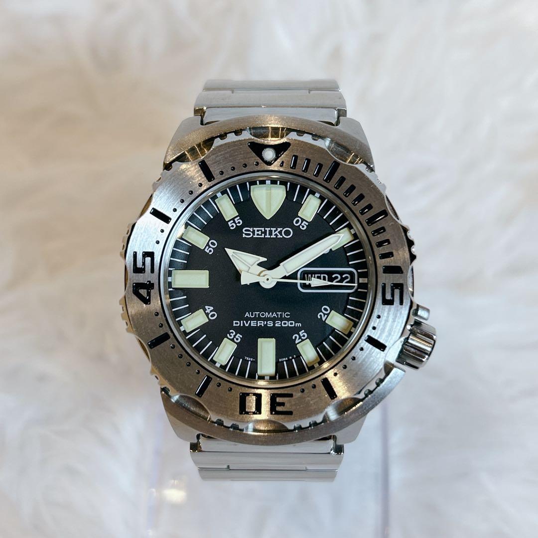 【極美品】SEIKO ブラックモンスター 7S26-0350 自動巻き